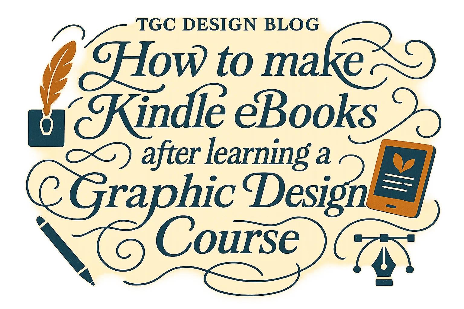 How to make Kindle eBooks after learning a Graphic Design Course